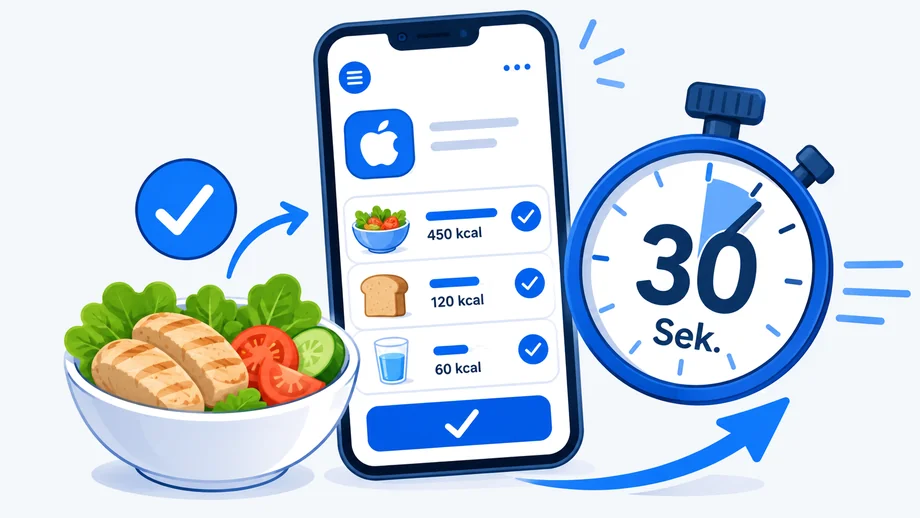 Mahlzeit in der App eintragen &ndash; in unter 30 Sekunden